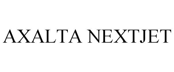 Trademark Logo AXALTA NEXTJET