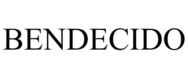 Trademark Logo BENDECIDO