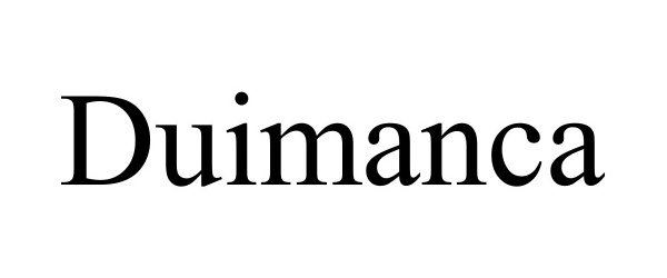 Trademark Logo DUIMANCA
