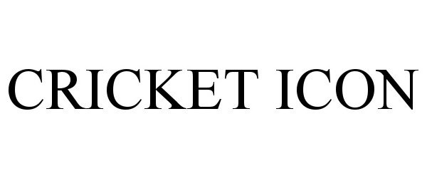 Trademark Logo CRICKET ICON