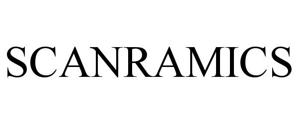 Trademark Logo SCANRAMICS