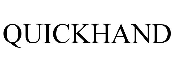 Trademark Logo QUICKHAND