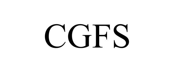 Trademark Logo CGFS