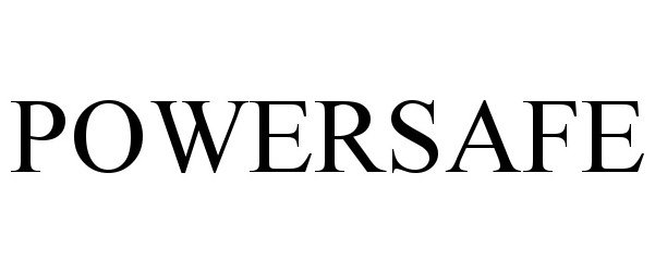 Trademark Logo POWERSAFE