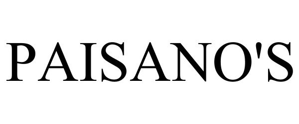 Trademark Logo PAISANO'S