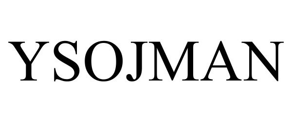 Trademark Logo YSOJMAN