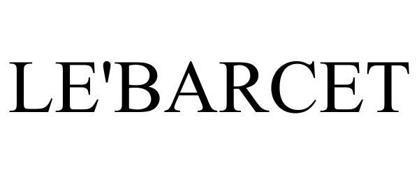 Trademark Logo LE'BARCET