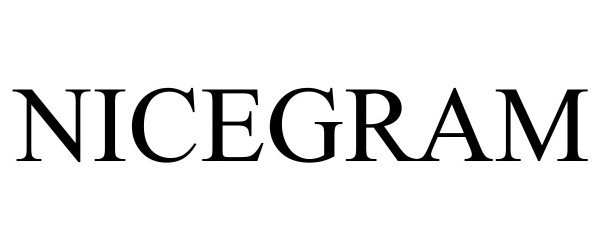 Trademark Logo NICEGRAM