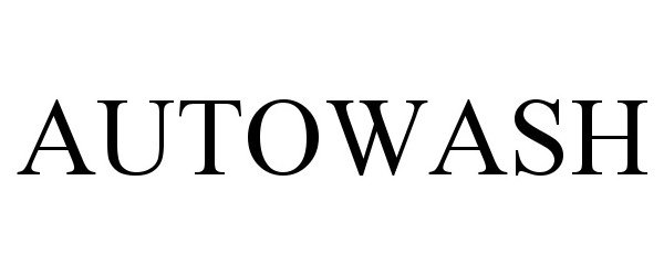 Trademark Logo AUTOWASH