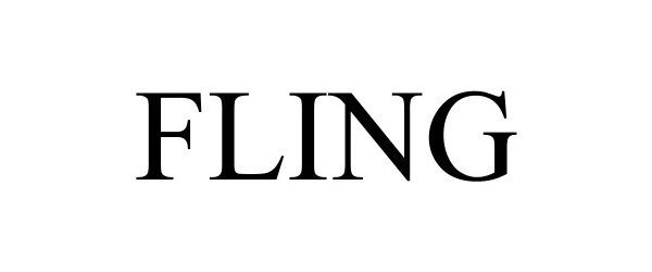 Trademark Logo FLING