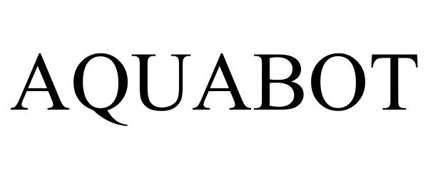 Trademark Logo AQUABOT