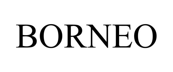 Trademark Logo BORNEO