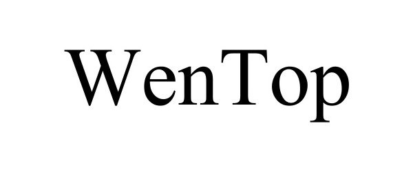 Trademark Logo WENTOP