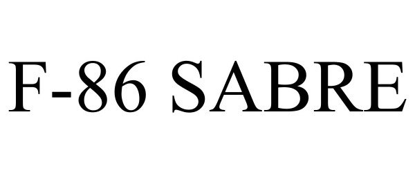 Trademark Logo F-86 SABRE