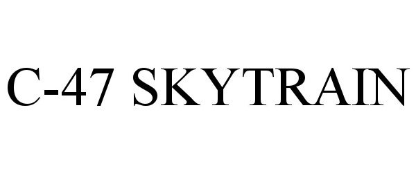 Trademark Logo C-47 SKYTRAIN