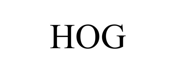 Trademark Logo HOG