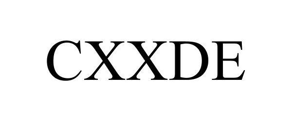 Trademark Logo CXXDE