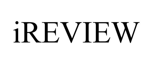 Trademark Logo IREVIEW