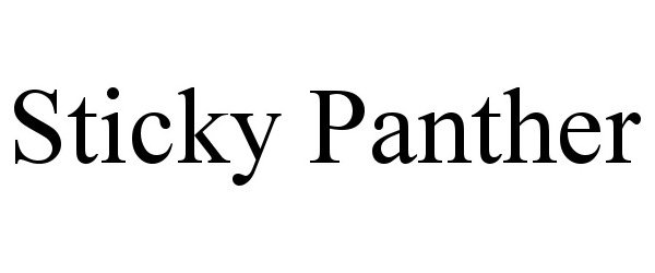  STICKY PANTHER
