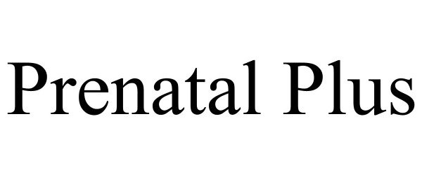 Trademark Logo PRENATAL PLUS