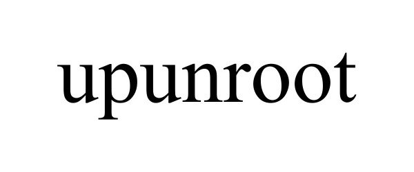 Trademark Logo UPUNROOT