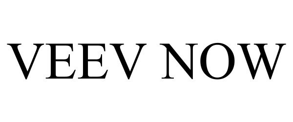 Trademark Logo VEEV NOW