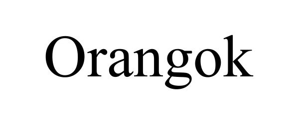 Trademark Logo ORANGOK