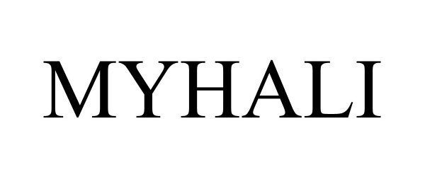 Trademark Logo MYHALI