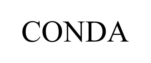 Trademark Logo CONDA