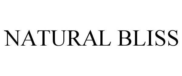 Trademark Logo NATURAL BLISS