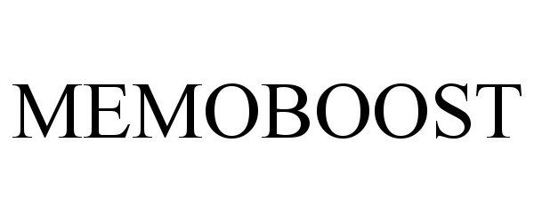 Trademark Logo MEMOBOOST