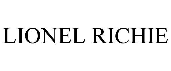 Trademark Logo LIONEL RICHIE
