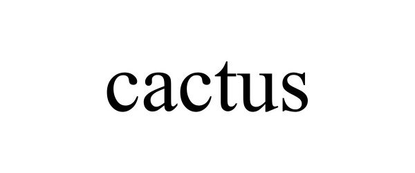 Trademark Logo CACTUS