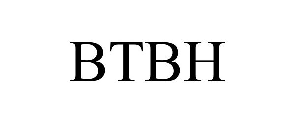 Trademark Logo BTBH