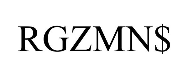 Trademark Logo RGZMN$