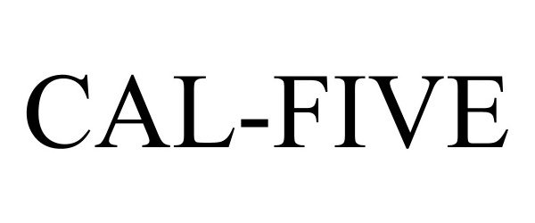 Trademark Logo CAL-FIVE