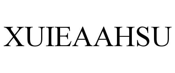 Trademark Logo XUIEAAHSU
