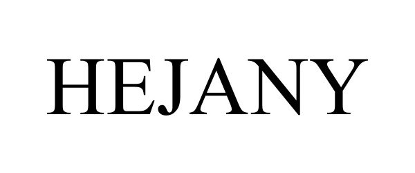 Trademark Logo HEJANY