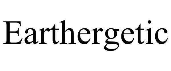 Trademark Logo EARTHERGETIC