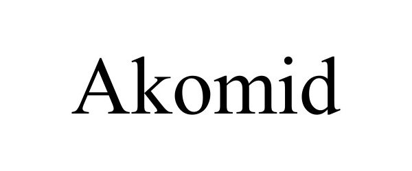 Trademark Logo AKOMID