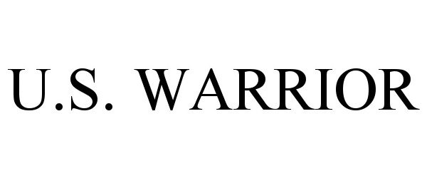 Trademark Logo U.S. WARRIOR