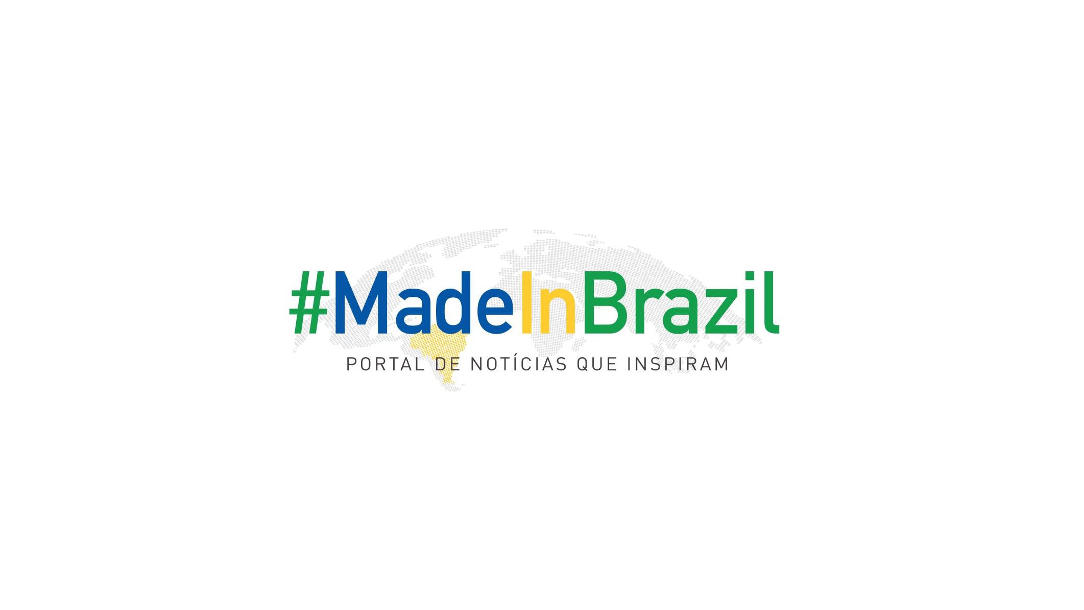 Trademark Logo #MADEINBRAZIL PORTAL DE NOTÍCIAS QUE INSPIRAM