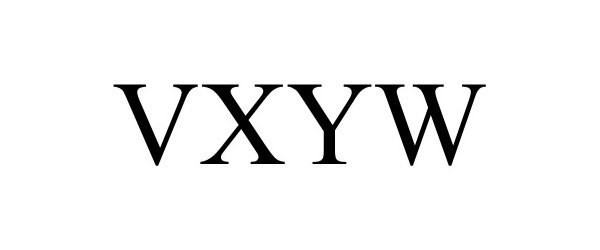 Trademark Logo VXYW