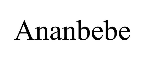 Trademark Logo ANANBEBE