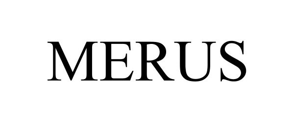 Trademark Logo MERUS