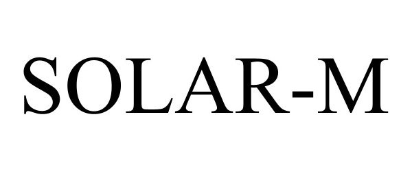 Trademark Logo SOLAR-M