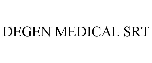 Trademark Logo DEGEN MEDICAL SRT