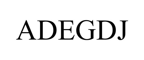 Trademark Logo ADEGDJ