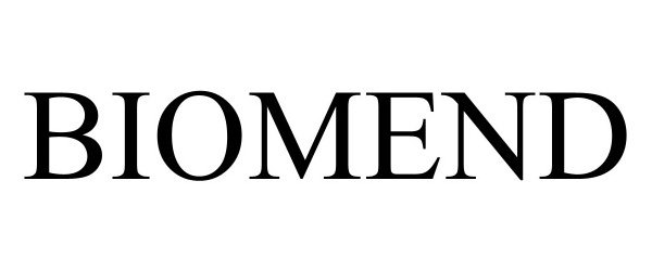 Trademark Logo BIOMEND