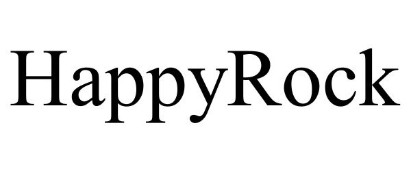 Trademark Logo HAPPYROCK